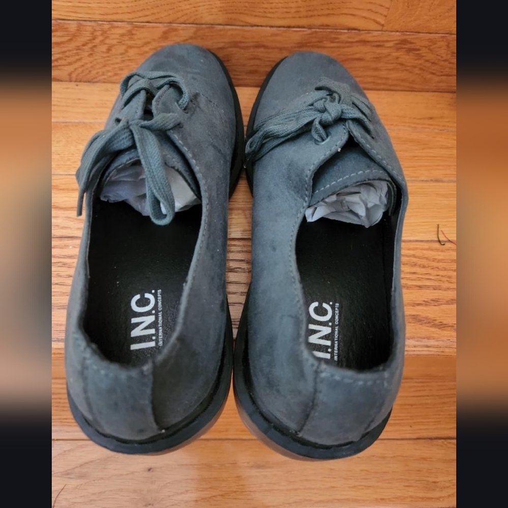 INC Men's Green Suede Shoes - Picture 5 of 9